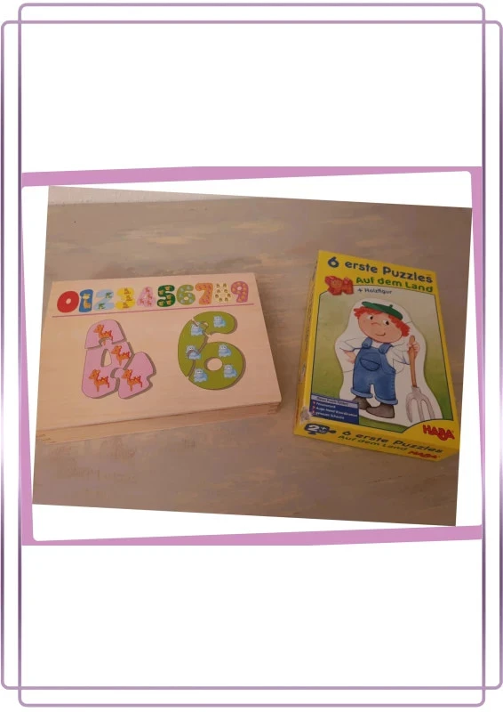 Lot de 2 Puzzles 2 ans et +